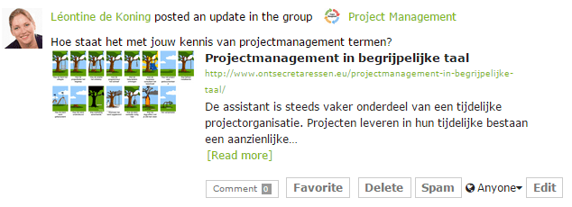 update project management